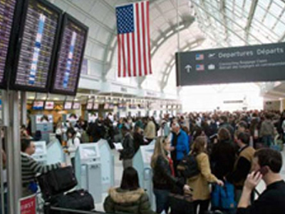 Λουκέτο στα αεροδρόμια της Νέας Υόρκης